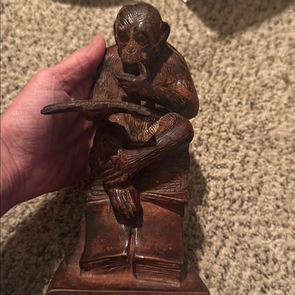 *Attention antique collectors *Rare find “Darwin’s Theory” statue